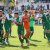 Freudentänze bei den Spielern der BSG Chemie. Foto: Jan Kaefer